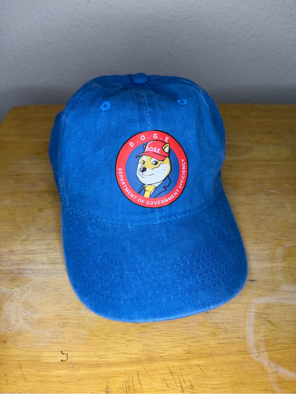 Gildan Blue Doge Logo Baseball Cap